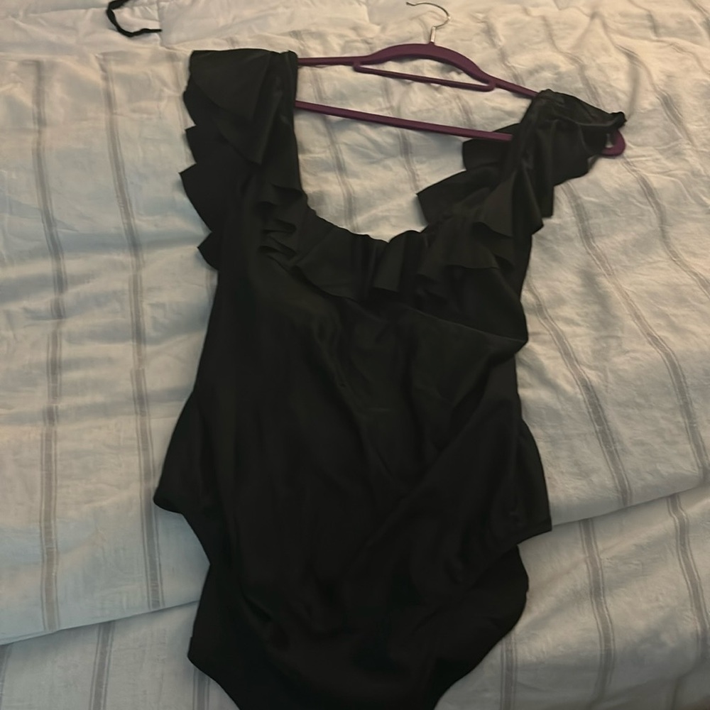 NWOT JCREW RUFFLE ONE PIECE BATHING SUIT. Never worn